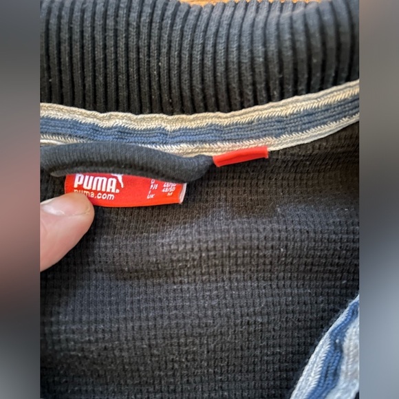 Puma Men’s Black Zipper Sweat Jacket - Size M - Picture 8 of 10